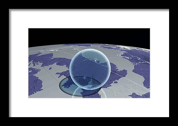 Earth Framed Print featuring the photograph Global Fresh Water Volume #2 by Adam Nieman