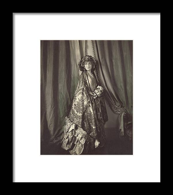 Actress Framed Print featuring the photograph Grace George As Hope Crews #2 by Edward Steichen