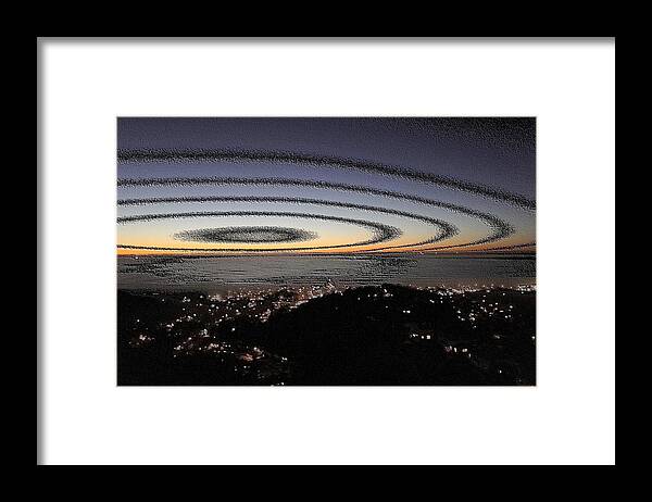 Abstract Framed Print featuring the photograph Halo by Nick David