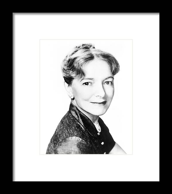 1959 Framed Print featuring the photograph Helen Hayes (1900-1993) #2 by Granger