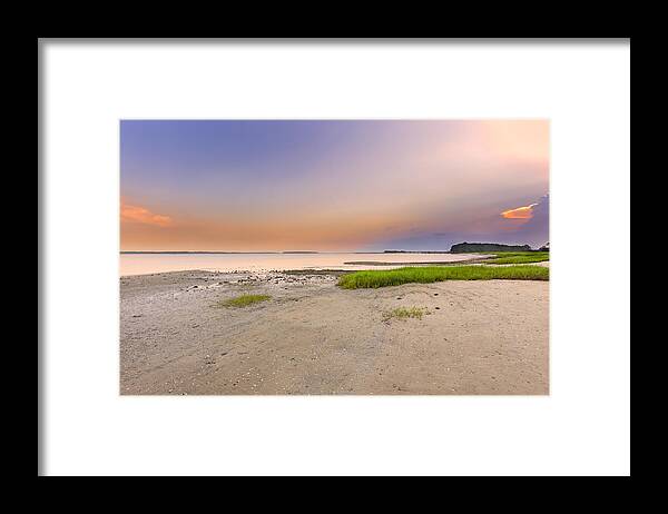 Abstract Framed Print featuring the photograph Hilton Head Island by Peter Lakomy