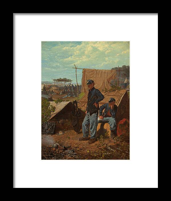 Winslow Homer Framed Print featuring the painting Home Sweet Home #5 by Winslow Homer