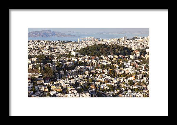 San Francisco Framed Print featuring the photograph Homes of San Francisco #2 by B Christopher