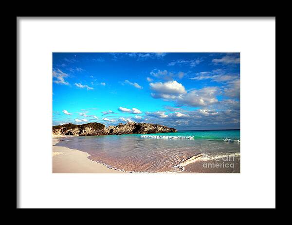 Bermuda Framed Print featuring the photograph Horseshoe Bay in Bermuda #2 by Charline Xia