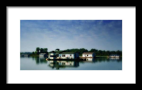 Boats Framed Print featuring the photograph Horseshoe Pond by Rebecca Samler