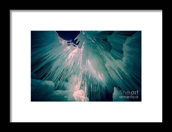 Ice Castle Framed Print featuring the photograph Ice Castle #2 by Edward Fielding
