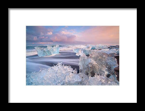 Scenics Framed Print featuring the photograph Iceland, Skaftafell, Jokulsarlon #2 by Travelpix Ltd