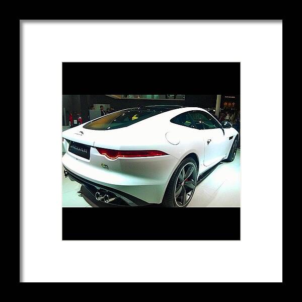 Costly Framed Print featuring the photograph #jaguar #tata #sideview #luxury #2 by Rahul Singh