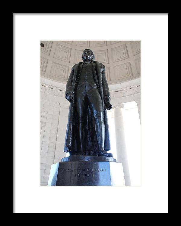 Declaration Of Independence Framed Print featuring the photograph Jefferson Memorial by Kenny Glover