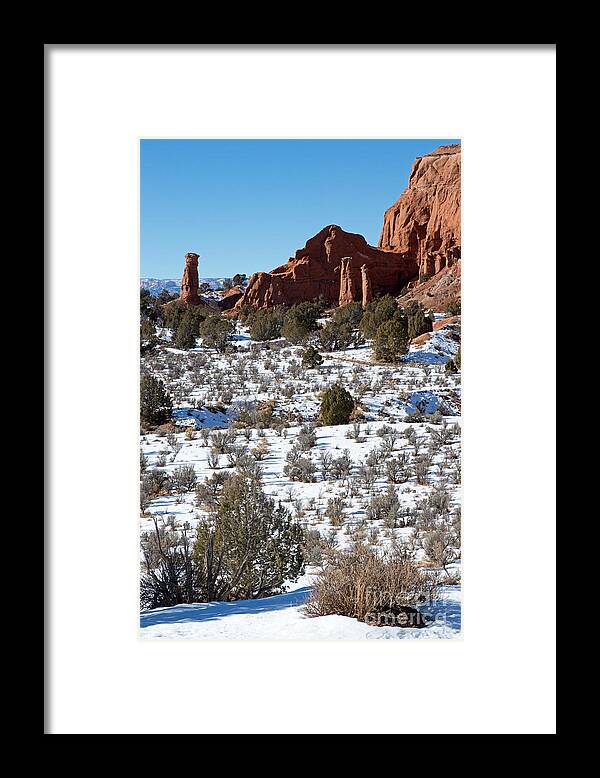 Afternoon Framed Print featuring the photograph Kodachrome Basin #2 by Fred Stearns