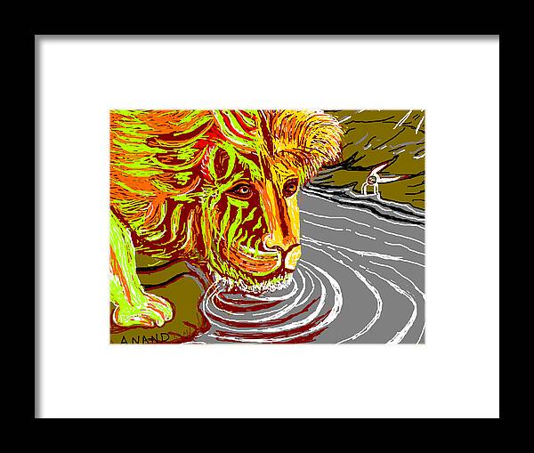 Life Stud-19 Framed Print featuring the digital art Life Study-19 by Anand Swaroop Manchiraju
