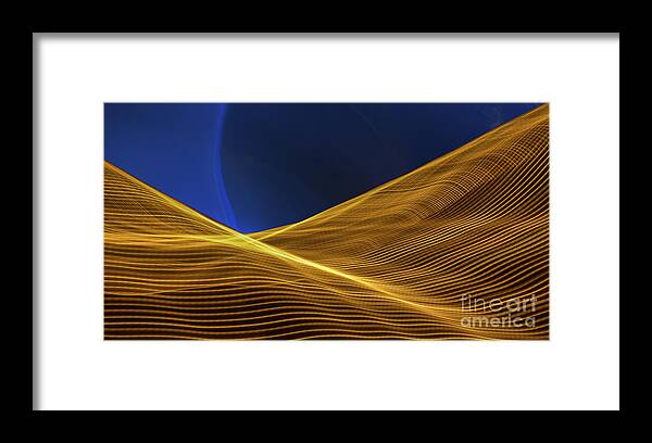 Abstract Framed Print featuring the photograph Lightscape 11 #2 by Gerald Grow