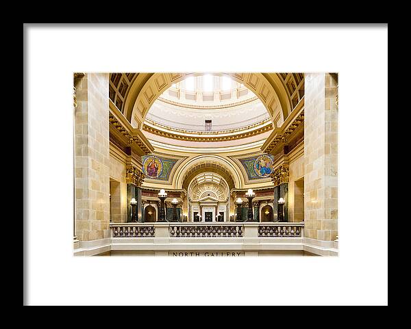 Capitol Framed Print featuring the photograph Madison capitol #2 by Steven Ralser