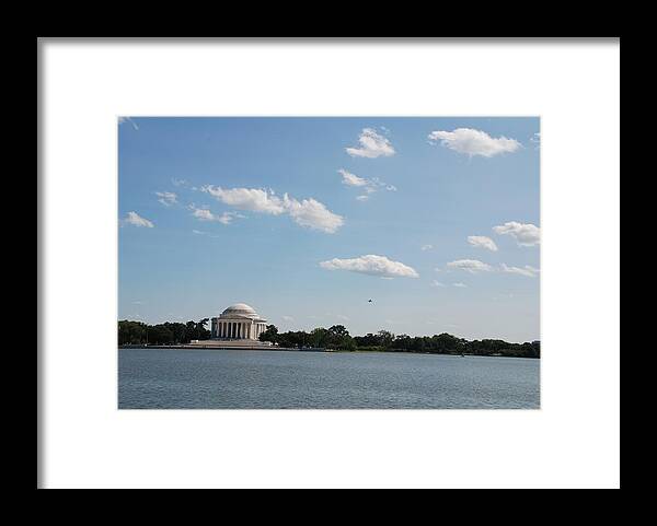 Declaration Of Independence Framed Print featuring the photograph Memorial by the Water by Kenny Glover