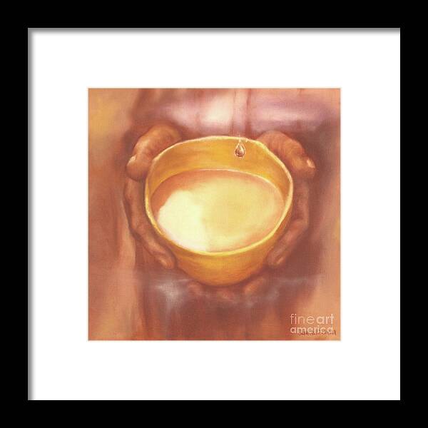 Prophetic Framed Print featuring the painting Mercy by Jeanette Sthamann