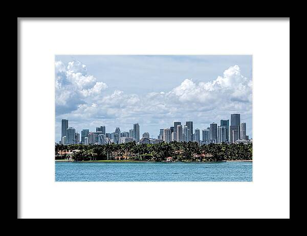 City Framed Print featuring the photograph Miami Skyline by Rudy Umans