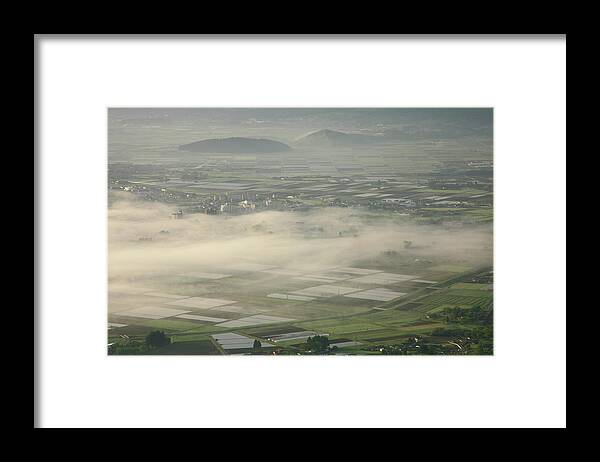 Scenics Framed Print featuring the photograph Morning At Aso Valley #2 by Tomosang