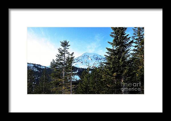 Mount Rainier Framed Print featuring the photograph Mount Rainier #2 by Phillip Garcia