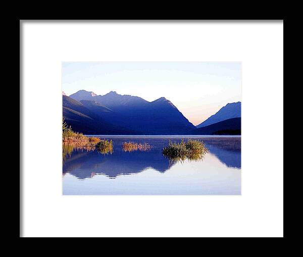 Mountain Landscape Framed Print featuring the photograph Mountain Sunrise #2 by Gerry Bates