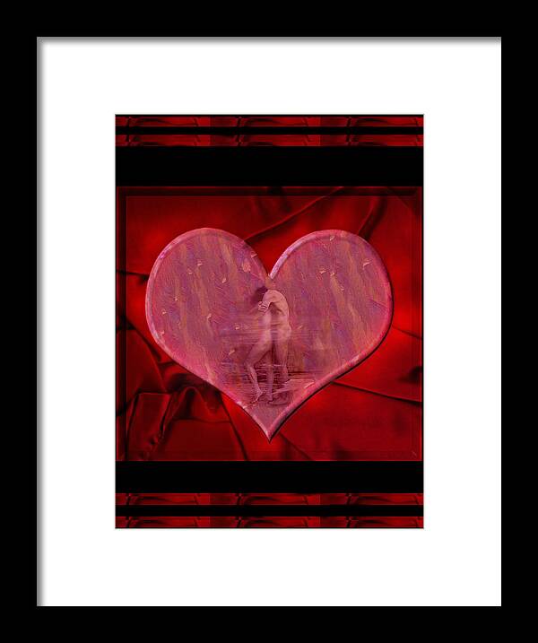 Nude Framed Print featuring the photograph My Hearts Desire #2 by Kurt Van Wagner
