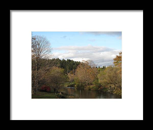 Foliage Framed Print featuring the photograph New England Autumn One by Barbara McDevitt