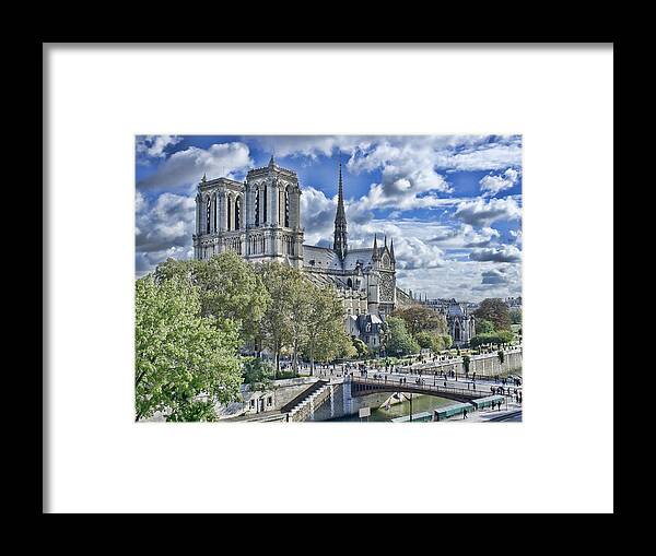Notre Dame Framed Print featuring the photograph Notre Dame #2 by Hugh Smith