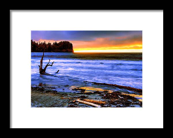 Sunset Framed Print featuring the photograph Painted Sunset #2 by Rod Mathis