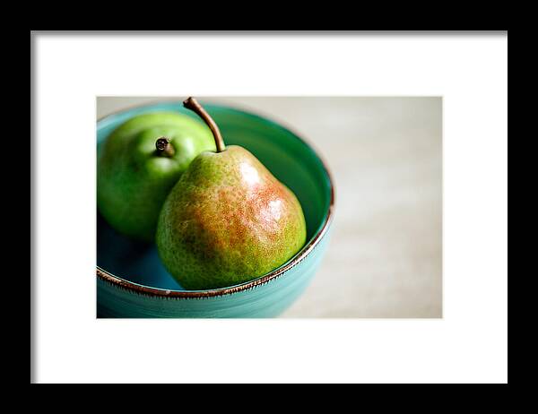 Pear Framed Print featuring the photograph Pears #2 by Nailia Schwarz