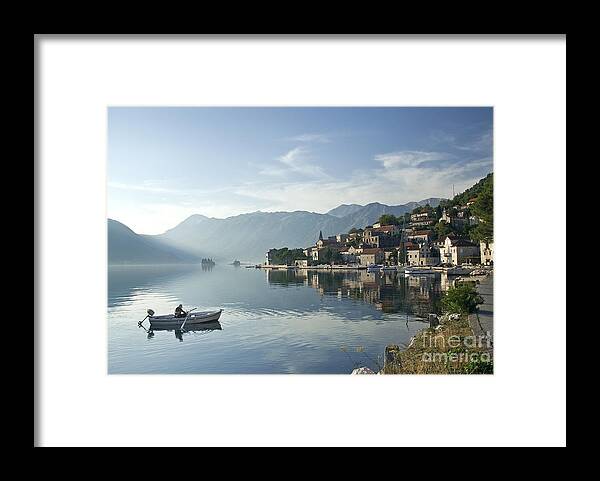 Perast Framed Print featuring the photograph Perast Village In Montenegro #2 by JM Travel Photography