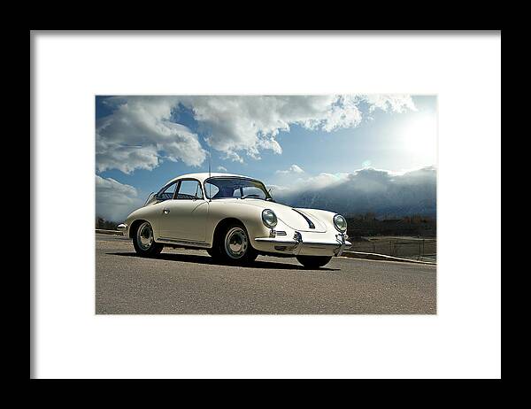 Auto Framed Print featuring the photograph Porsche 356 Coupe #2 by Dave Koontz
