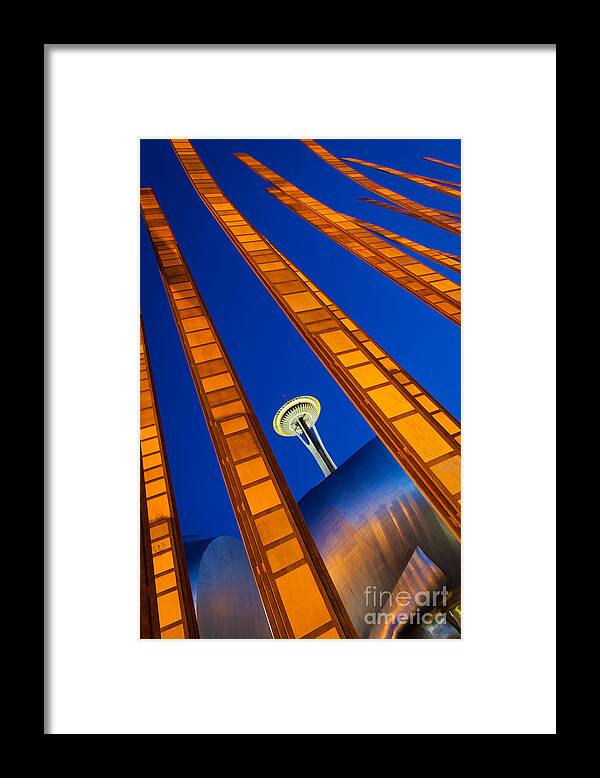 Seattle Framed Print featuring the photograph Reach for the sky #4 by Inge Johnsson