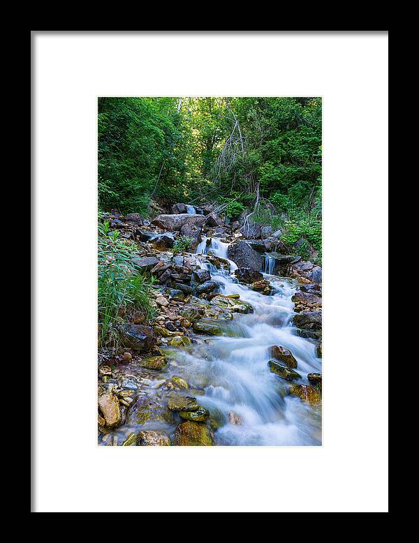 Outdoor Framed Print featuring the photograph River in Bruce Peninsula Ontario Canada #2 by Marek Poplawski