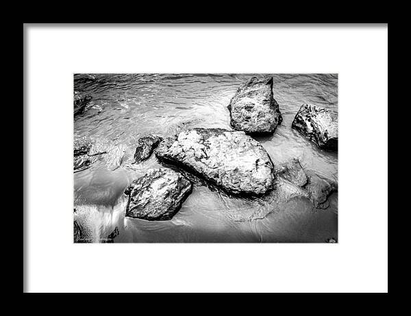 Alaska Framed Print featuring the photograph Rocks in the River #2 by Andrew Matwijec