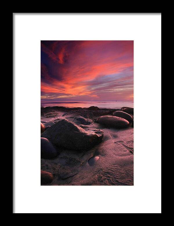 Landscape Framed Print featuring the photograph Rocky Sunset #2 by Scott Cunningham