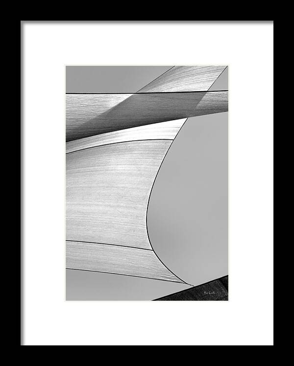 Abstract Framed Print featuring the photograph Sailcloth Abstract Number 4 by Bob Orsillo