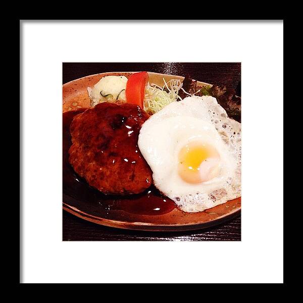 Good Framed Print featuring the photograph Salisbury Steak Lunch
#lunch #food #2 by Takeshi O