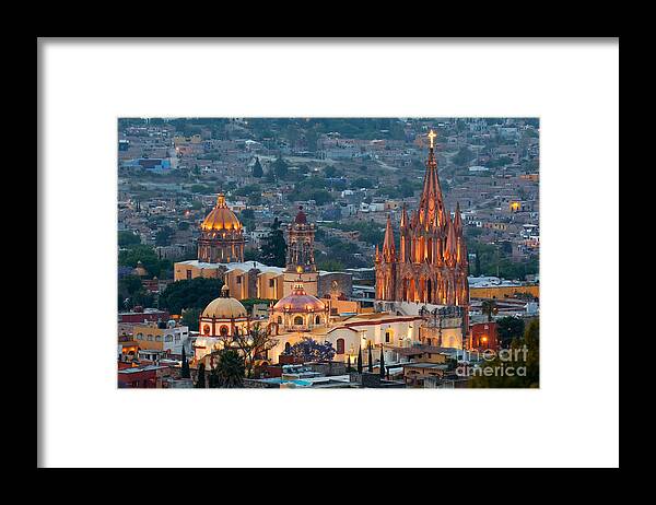San Miguel De Allende Framed Print featuring the photograph San Miguel De Allende, Mexico by John Shaw