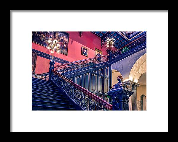 Interior Framed Print featuring the photograph SC State House #2 by Traveler's Pics