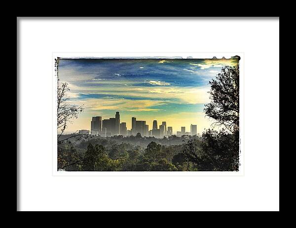 Los Angeles Framed Print featuring the photograph Scene @ Los Angeles #2 by Jim McCullaugh