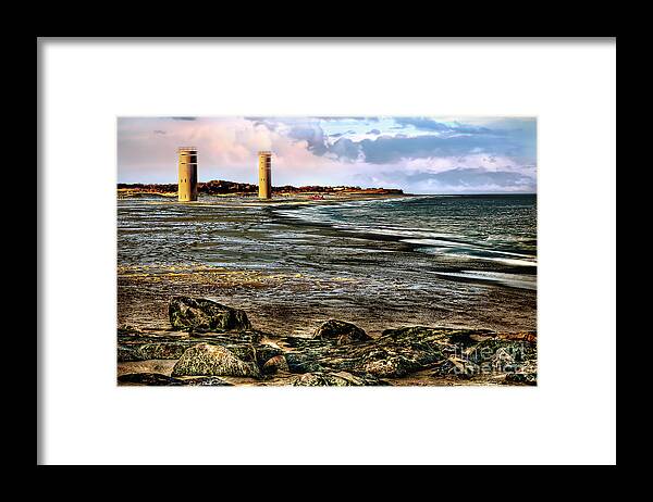 World War Two Framed Print featuring the photograph Solitary Surf Fisherman by Gene Bleile Photography 