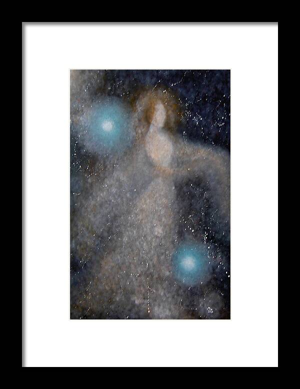 Lady Framed Print featuring the painting Star Lady #2 by Min Zou
