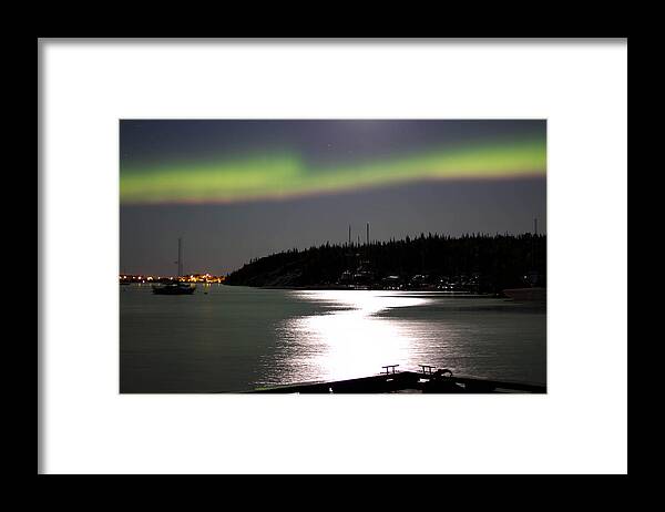 Aurora Framed Print featuring the photograph Still of Night #2 by Valerie Pond