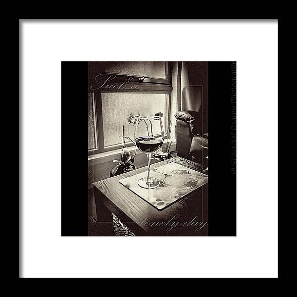Curtains Framed Print featuring the photograph #such A #lonely #day #still #life #2 by Krzysztof Czarny