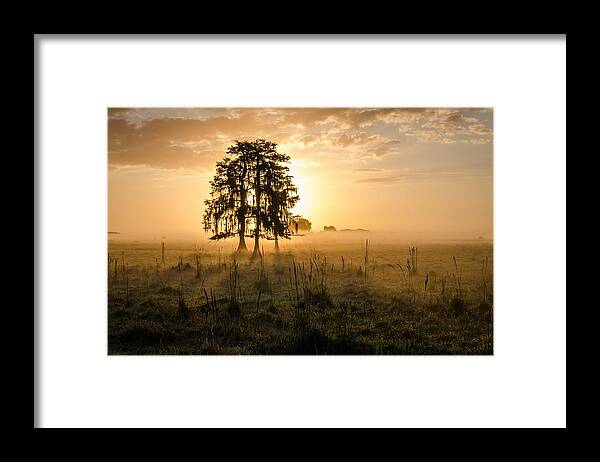 Dinner Island Ranch Framed Print featuring the photograph Sunrise At Dinner Island Ranch #2 by Bill Martin