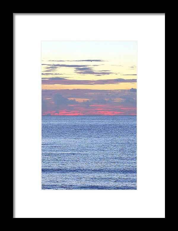 Sunrise Framed Print featuring the photograph Sunrise in Florida Riviera by Rafael Salazar