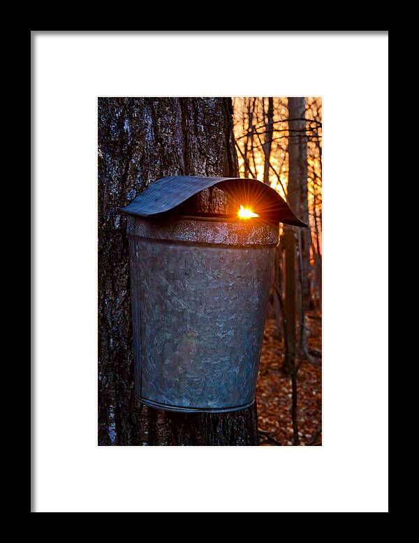 Sunrise Framed Print featuring the photograph Sunrise in Vermont #2 by Jim Boardman