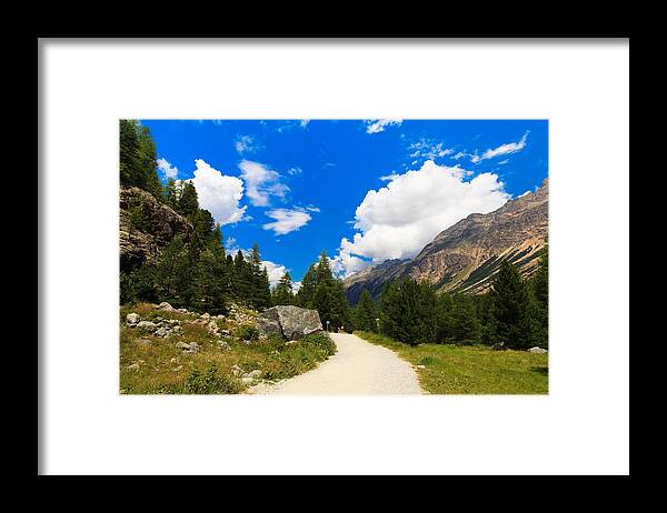 Bernina Framed Print featuring the photograph Swiss Mountains #2 by Raul Rodriguez