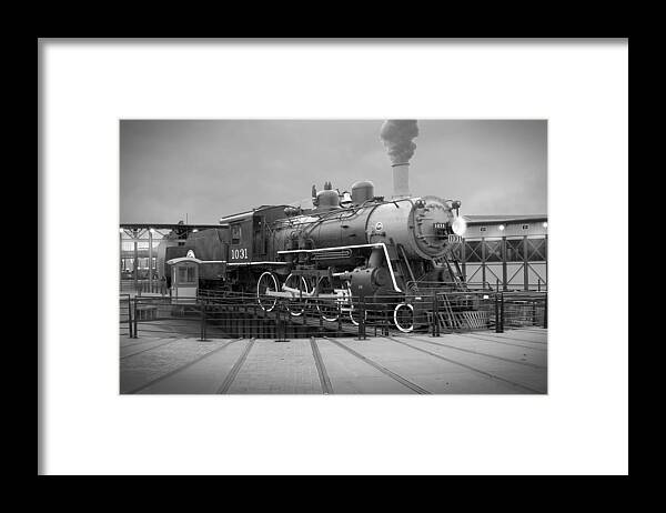 Transportation Framed Print featuring the photograph The Turntable by Mike McGlothlen