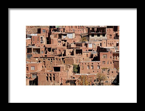 Iran Framed Print featuring the photograph The village of Abyaneh in Iran #2 by Robert Preston