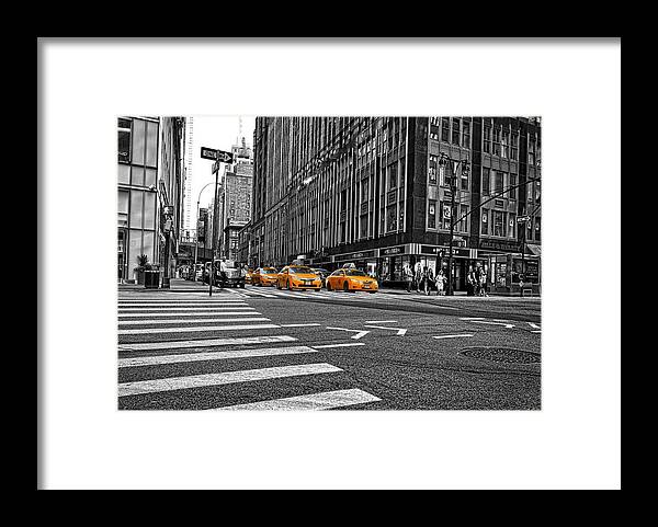 Travel Framed Print featuring the photograph Time Square #2 by Peter Lakomy